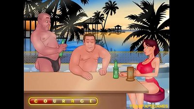 em bé đang bò ở khu nghỉ dưỡng bdsm